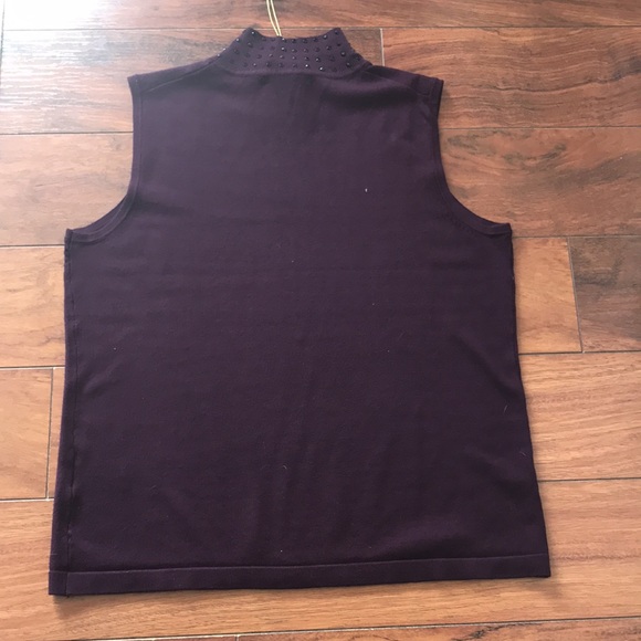 NWT!! Cable & Gauge Mock Neck Tank Top (sz L) - Picture 5 of 5